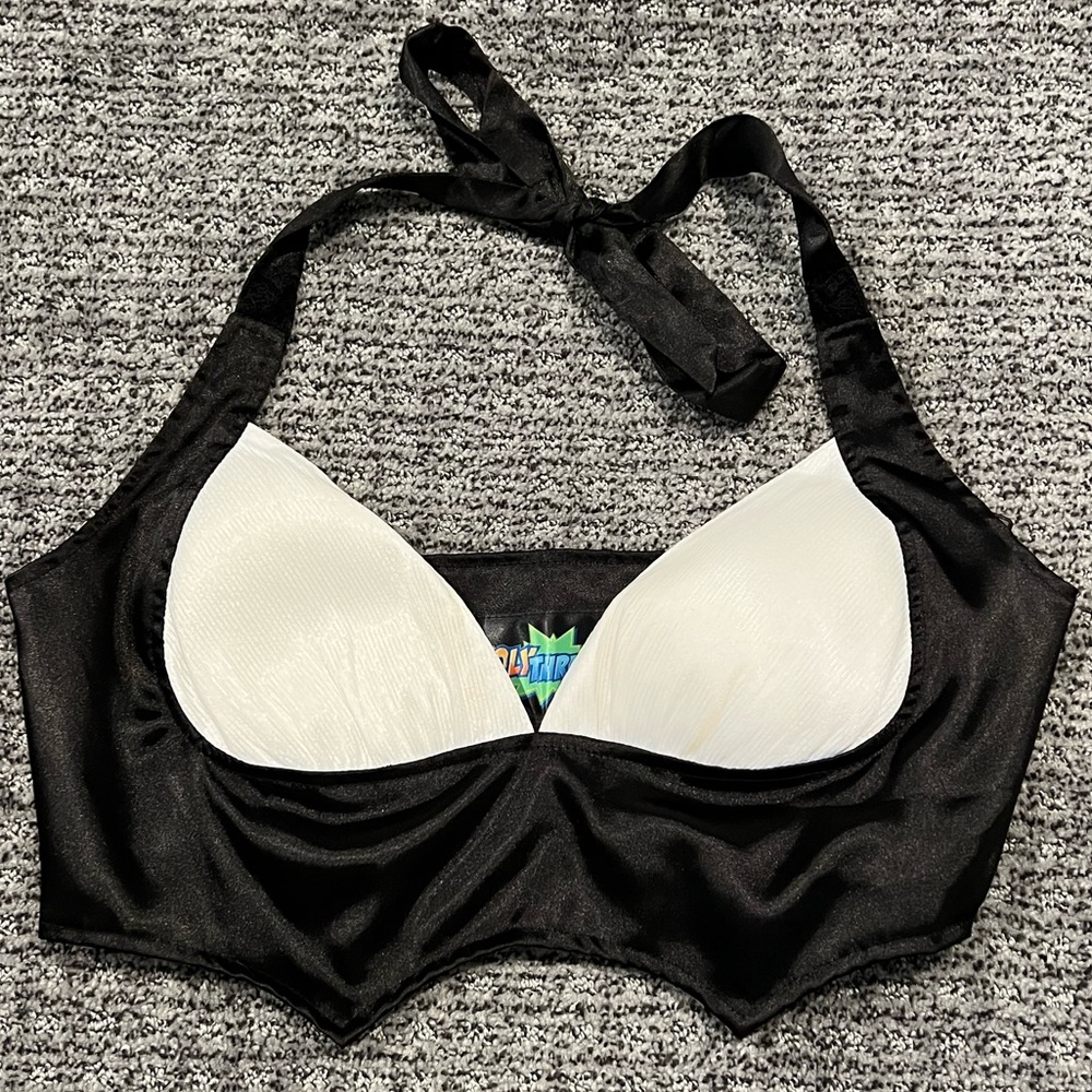 Fiber Optic Light Up Rave Crop Top XL